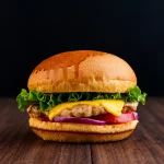 Chicken cheese burger