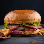 Beef with bacon