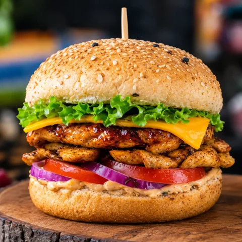 Mushroom Beef Burger