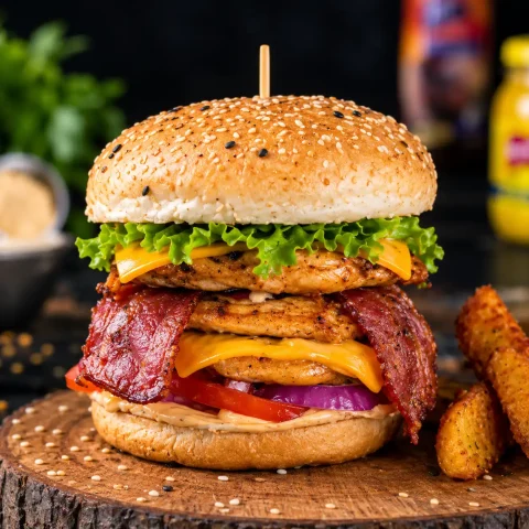 Beef & Bacon Bite Burger