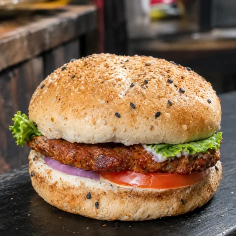 Smokey BBQ Beef Burger