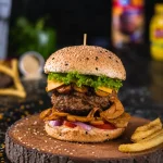 Beef Caramel Mushroom Thrill Burger